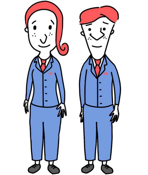 Diseño de personajes para Metro de Madrid